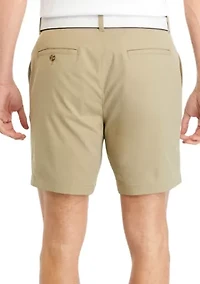 Men's 7" Flat Front Golf Shorts with Active Waistband