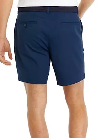 Men's 7" Flat Front Golf Shorts with Active Waistband
