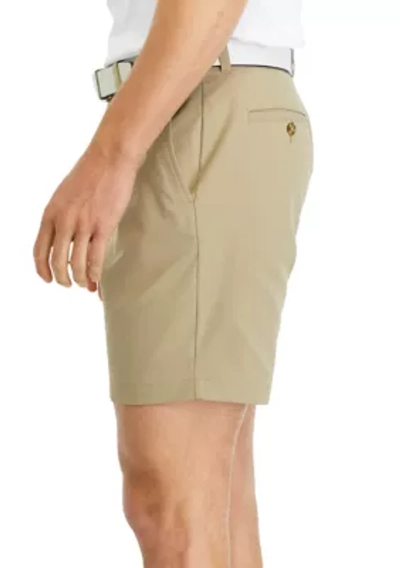 Men's 7" Flat Front Golf Shorts with Active Waistband