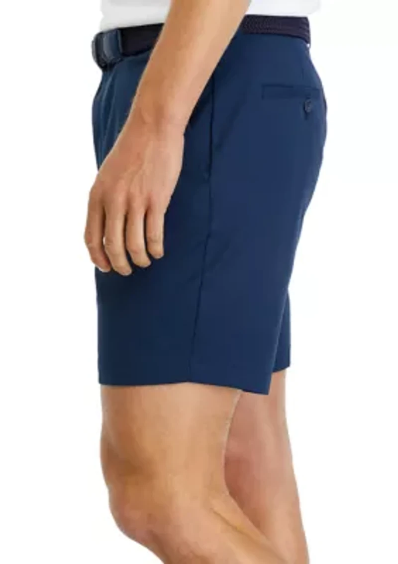 Men's 7" Flat Front Golf Shorts with Active Waistband