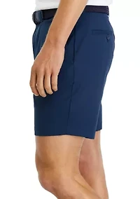 Men's 7" Flat Front Golf Shorts with Active Waistband