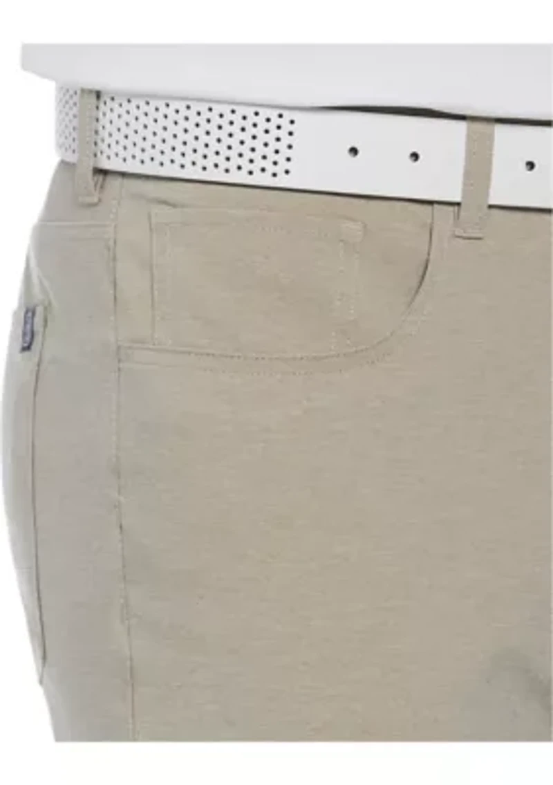Men's 5 Pocket Heather Golf Pants