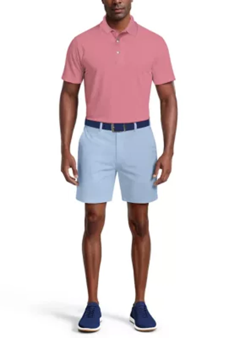 Men's 7" Solid Active Waist Performance Stretch Golf Shorts