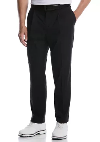 Men's Active Waistband Pleated Performance Golf Pant