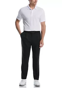Men's Active Waistband Pleated Performance Golf Pant