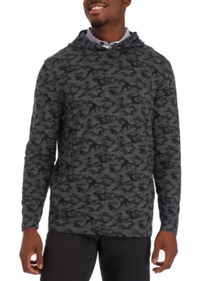 Men's Luxe Water-Repellent Touch Camo Print Hoodie
