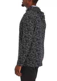 Men's Luxe Water-Repellent Touch Camo Print Hoodie
