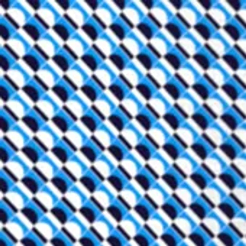 Men's Short Sleeve Stretch Performance Geometric Print Polo Shirt