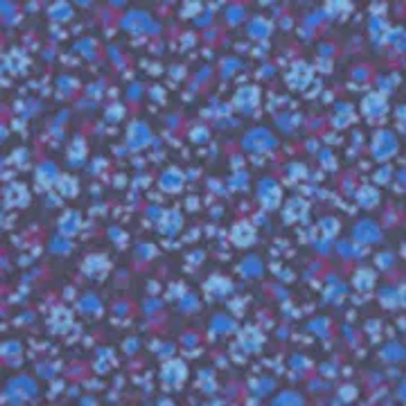 All-Over Micro Floral Print Short Sleeve Golf Polo Shirt