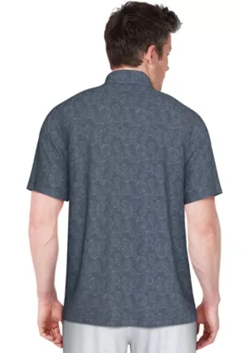 Men's Short Sleeve Coconut Water Polo Shirt