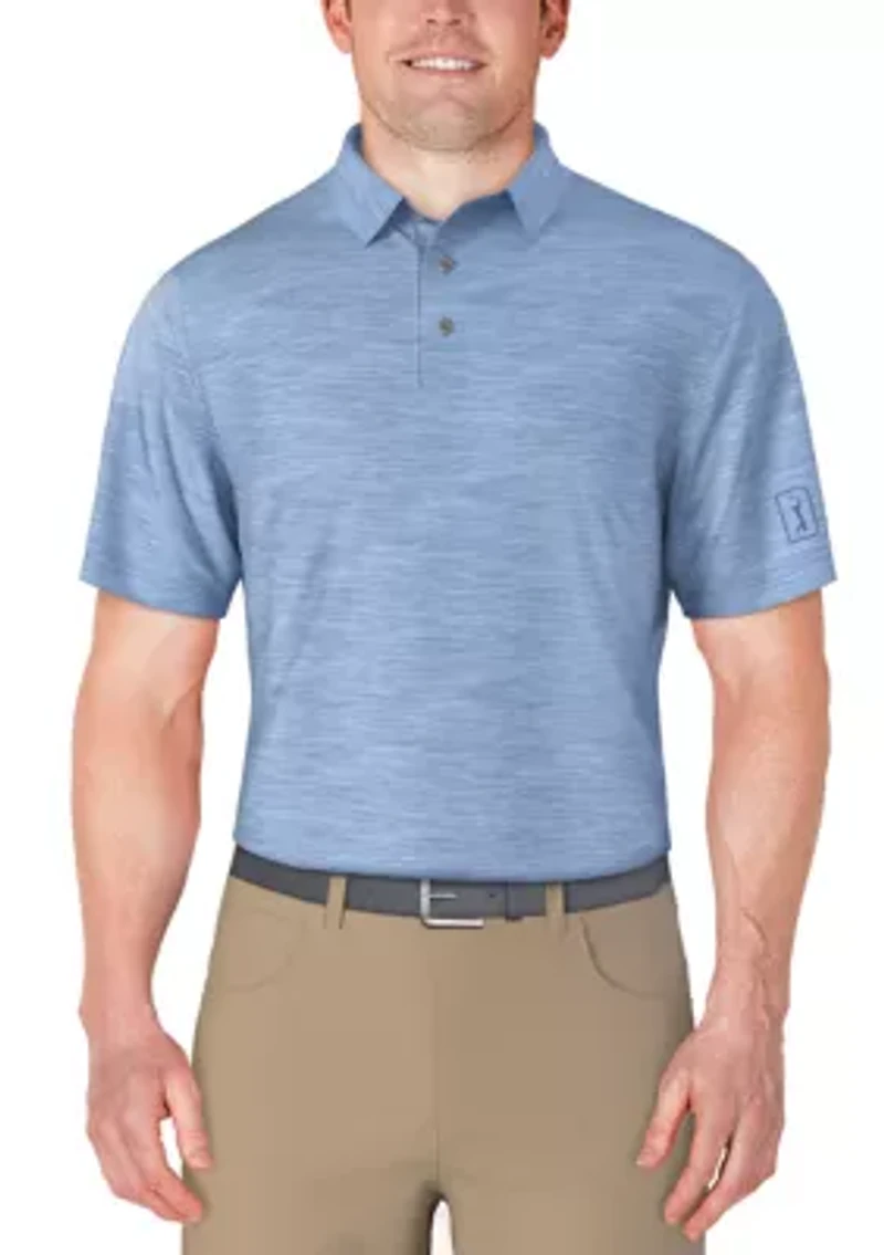 Men's Airflux Jaspe Short Sleeve Golf Polo Shirt