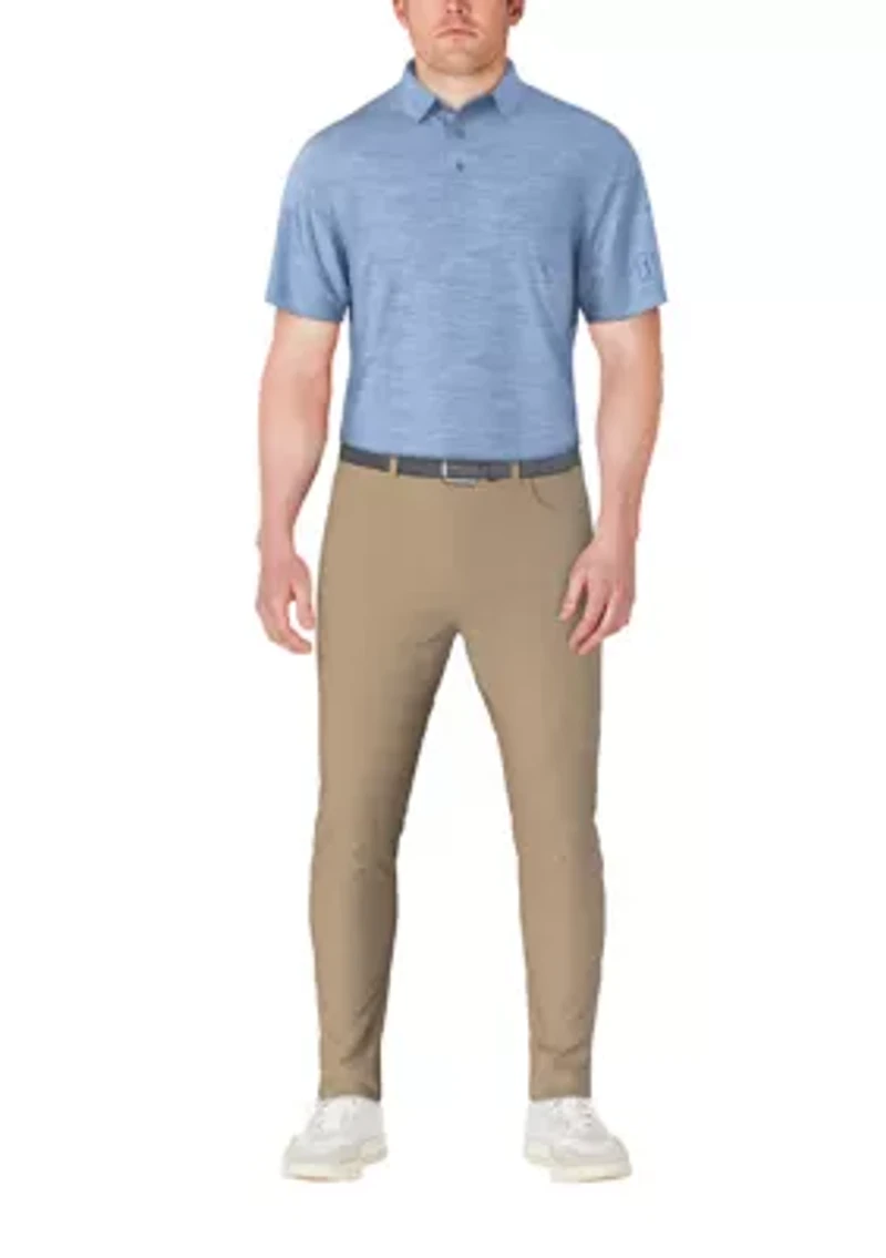 Men's Airflux Jaspe Short Sleeve Golf Polo Shirt