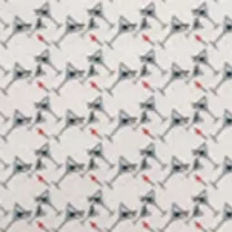 Men's Geometric Cocktail Print Short Sleeve Golf Polo Shirt