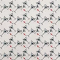 Men's Geometric Cocktail Print Short Sleeve Golf Polo Shirt