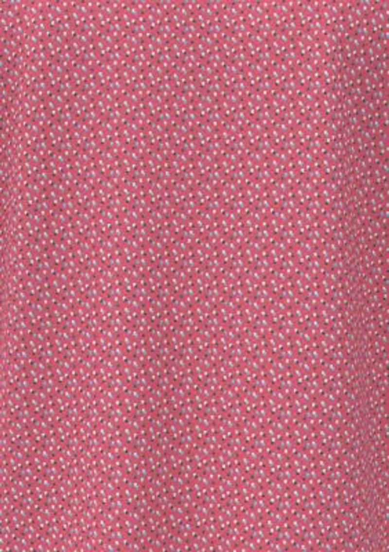 Men's Confetti Geo Print Short Sleeve Golf Polo Shirt
