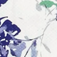 Men's All Over Tie Dye Floral Print Short Sleeve Golf Polo Shirt
