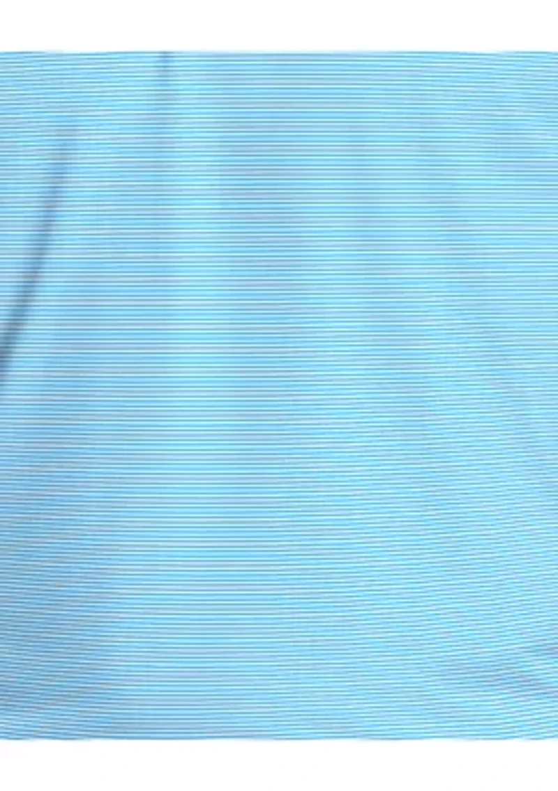 Men's Cooling Stripe Short Sleeve Golf Polo Shirt