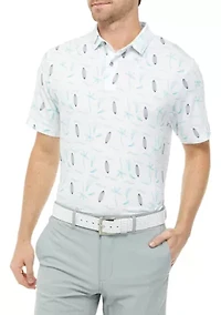 Vacation Print Polo Shirt