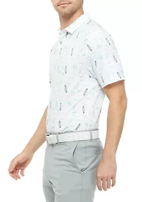 Vacation Print Polo Shirt