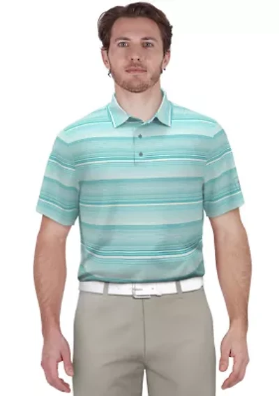 Linear Energy Print Golf Polo Shirt
