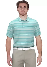 Linear Energy Print Golf Polo Shirt