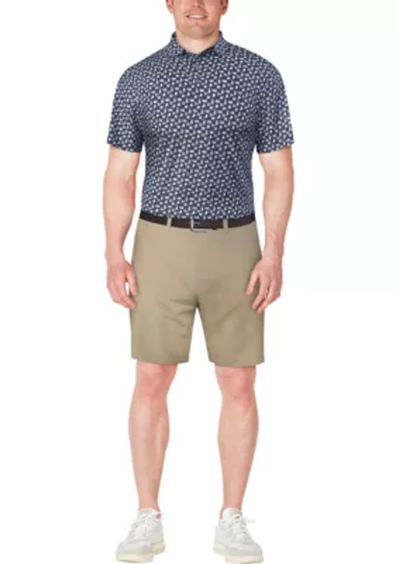 Short Sleeve Refreshments Printed Polo Shirt