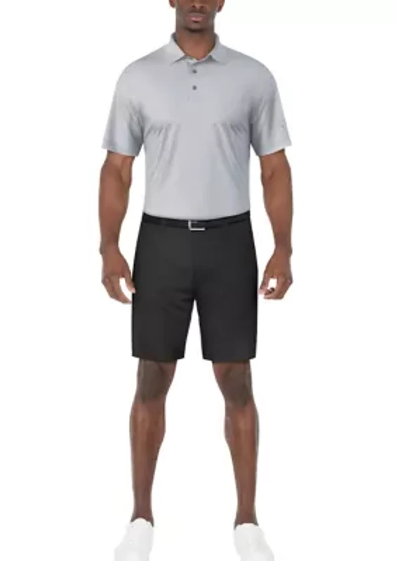 Men's Short Sleeve Geo Printed Golf Polo Shirt