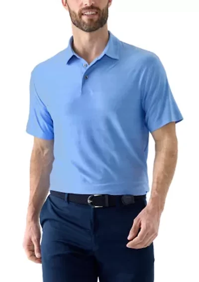Short Sleeve Jasper Airflux Polo Shirt with Self Collar