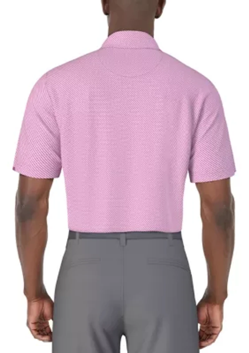 Men's Micro Geo Printed Polo Shirt