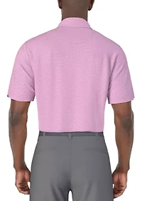 Men's Micro Geo Printed Polo Shirt