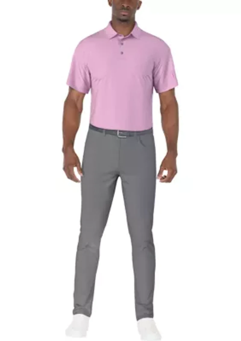 Men's Micro Geo Printed Polo Shirt