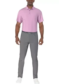 Men's Micro Geo Printed Polo Shirt