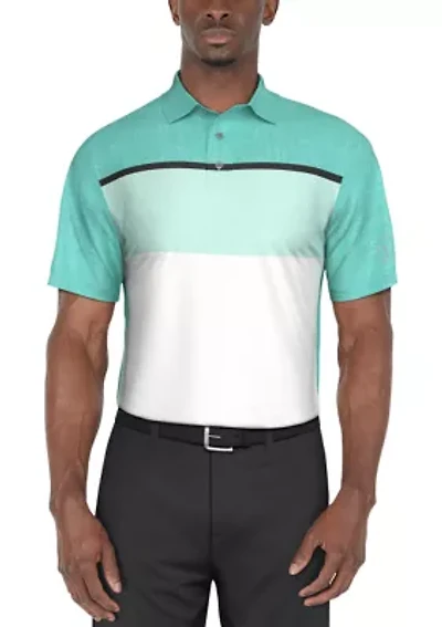 Color Block Short Sleeve Golf Polo Shirt
