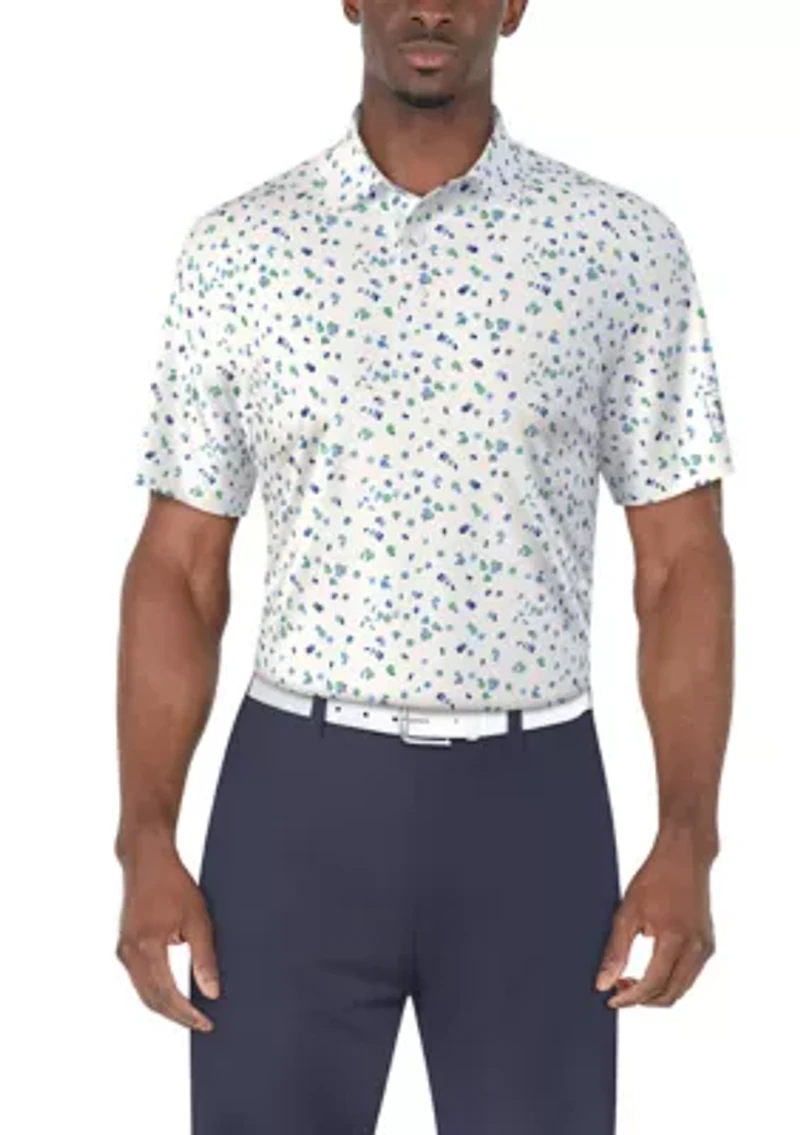 Men's Geo Printed Polo Shirt