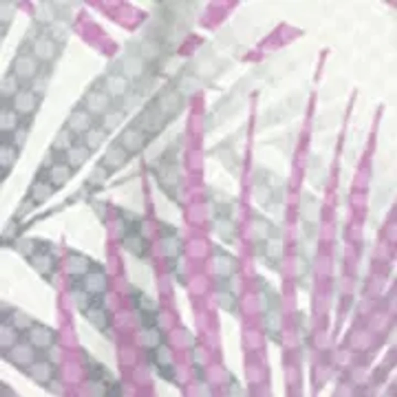 Men's Short Sleeve Ombre Tropical Printed Polo Shirt