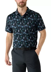 Men's Short Sleeve Layered Cocktail Shirt