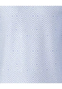 Men's Linear Jaspe Printed Polo Shirt