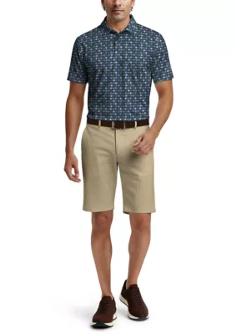 Men's Short Sleeve Novelty Printed Polo Shirt