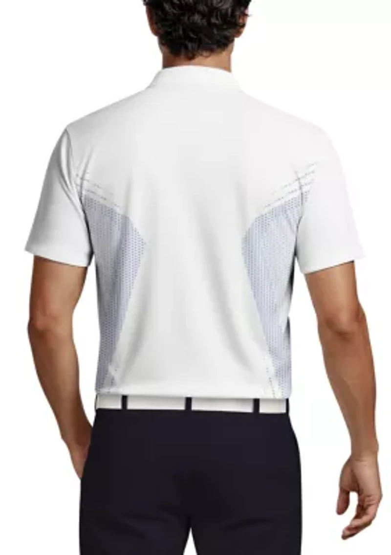 Men's Faux Seamless Mapped Polo Shirt