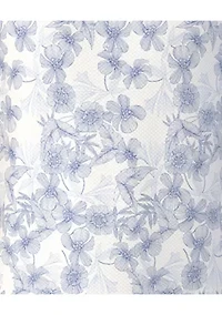 Men's Linear Botanical Printed Polo Shirt