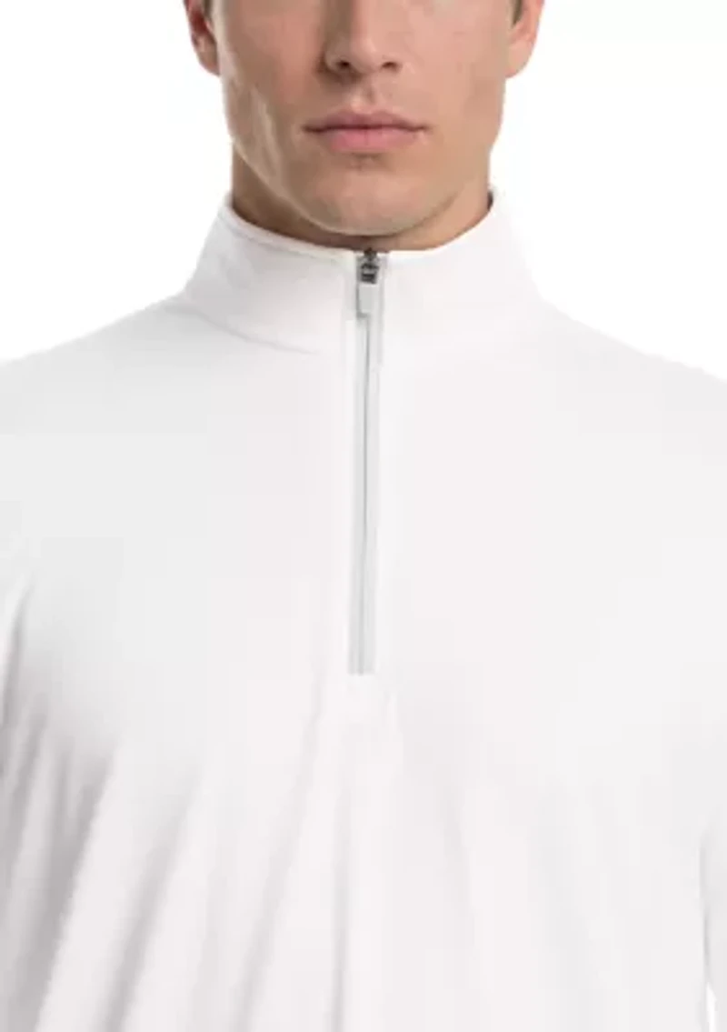 Men's Performance Cooling Long Sleeve 1/4 Zip Golf Base Layer Pullover