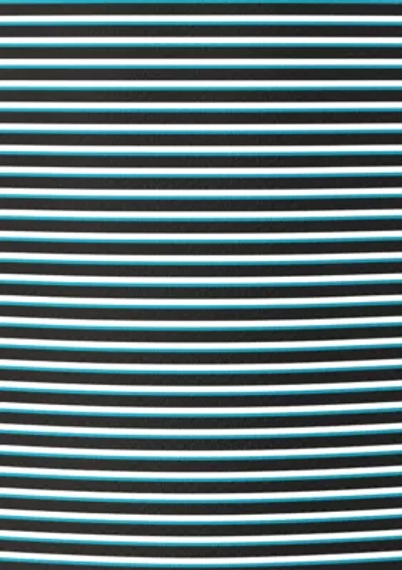 Men's Short Sleeve Feeder Striped Printed Polo Shirt