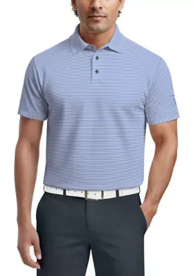 Men's Easy Play Fine Striped Polo Shirt