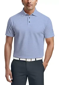 Men's Easy Play Fine Striped Polo Shirt