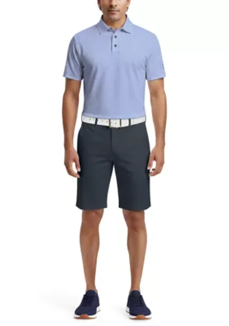 Men's Easy Play Fine Striped Polo Shirt