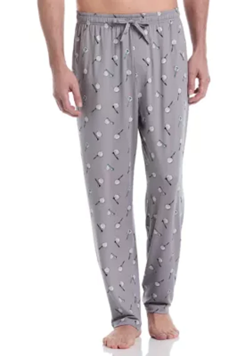 Soft Touch Golf Ball and Tee Sleepwear Pants