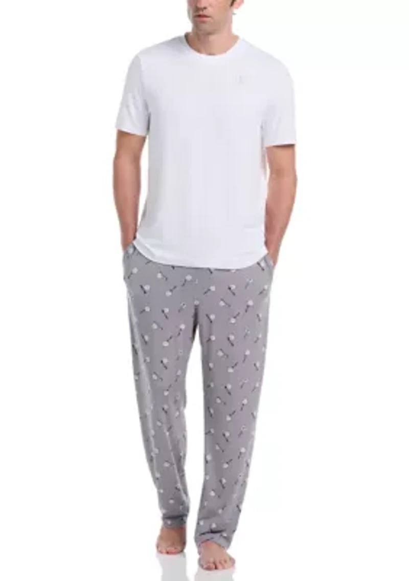 Soft Touch Golf Ball and Tee Sleepwear Pants