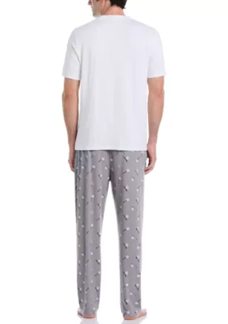 Soft Touch Golf Ball and Tee Sleepwear Pants