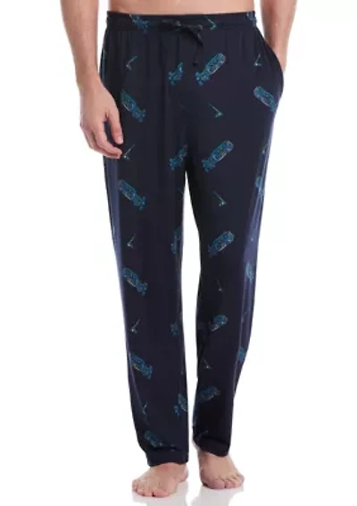 Soft Touch Neon Golf Clubs Sleep Pants