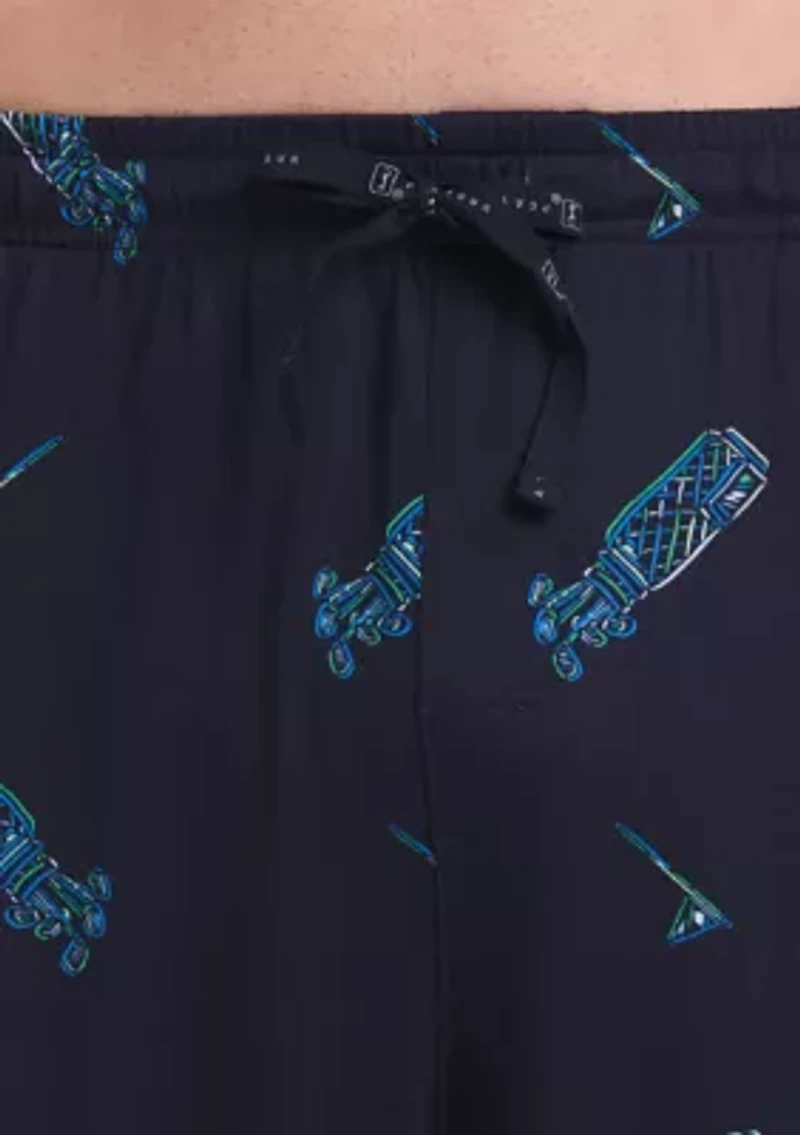 Soft Touch Neon Golf Clubs Sleep Pants